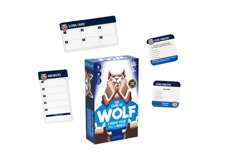 Gray Matters Games The Game of Wolf a Trivia Game for Friends, Families and Teens - Image 2